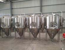 Conical fermenter for beer brewing equipment