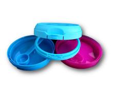 Integrated lids with scoops