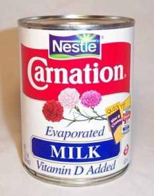 Nestle Evaporated Milk.