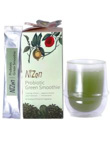 Probiotic green smoothie. With richness of 82 fruits, vegetables, herbs, legumes, nuts and more!