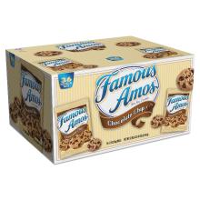 Kellogg's  Famous  Amos Cookies  Chocolate  Chip 2 oz Snack Pack 36/Carton