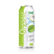 500ml Canned Organic Coconut Water - no Sugar, No preservative ( EU Organic Certification)