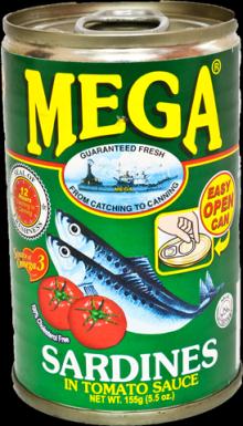 Mega Sardines in Tomato sauce 155g