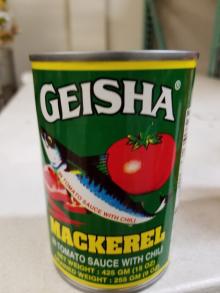 Geisha Markerel in Tomato sauce 155g