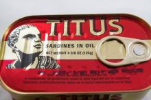 Titus Sardines in vegetable oil 125g Morocco