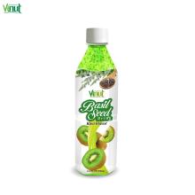 500ml VINUT Bottle Basil seed drink with Kiwi flavour Basil Seed For Juice