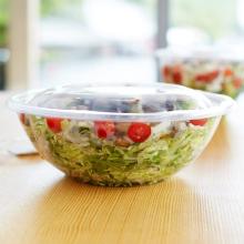 Food grade big size plastic salad bowl