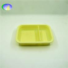 High quality eco friendly plastic snack tray, plastic travel tray