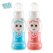 Kuwo 200ml Food Grade Liquid Silicone Nipple for Above Six Months Old Kids Strawberry Flavor Plastic Packaging Multi-Nutrition-Milk
