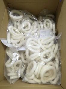 Hot Sale Cleaned Fresh IQF Frozen Squid Rings