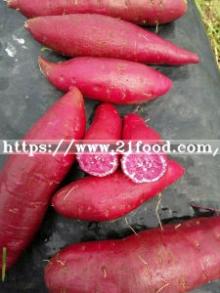 Healthy Food-Fresh Purple Sweet Potato