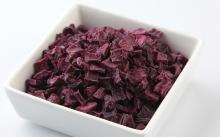 Dehydrated  purple   sweet   potato  flake and  purple   sweet   potato   powder 