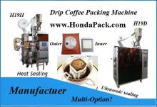 Ultrasonic sealing drip coffee bag packing machine