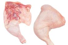 FROZEN CHICKEN LEG QUARTERS